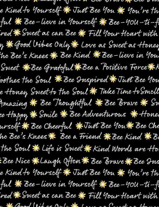 Bee Text - Timeless Treasures