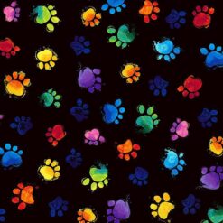Multi-Colored Paws - Timeless Treasures