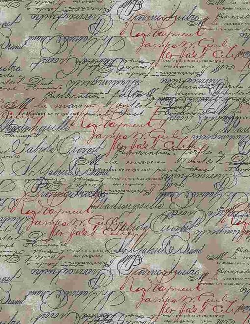 French Script Natural - Timeless Treasures