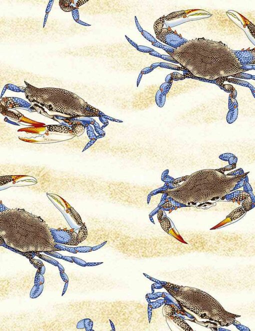 Crabs on Sand - Timeless Treasures