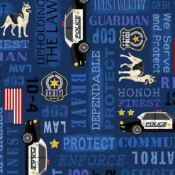 Police Words - Timeless Treasures