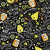 Busy Bees Chalk Words - Timeless Treasures