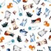 Cats Allover - Michael Miller Fabrics