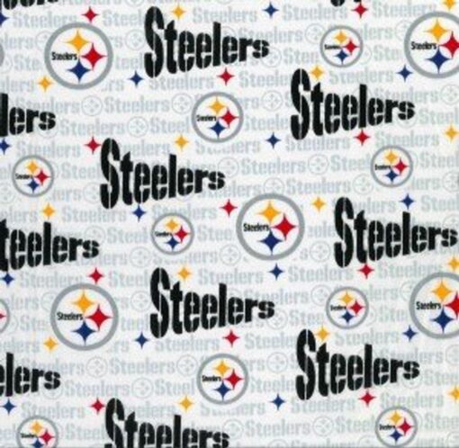 Pittsburgh Steelers White Cotton