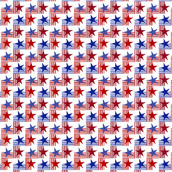 Stars and Stripes - White - Bernatex