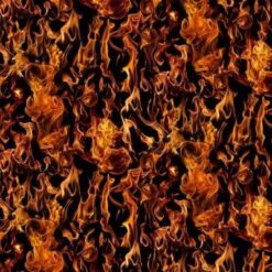 Flames Fire Black