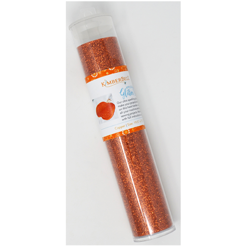 Applique Glitter Sheet Copper, 19.5 x 7.5”
