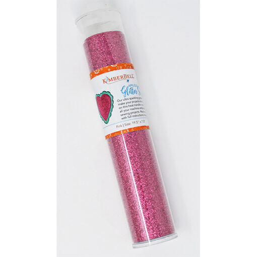 Applique Glitter Sheet Pink, 19.5 x 7.5”