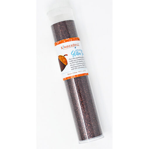 Applique Glitter Sheets Brown, 19.5 x 7.5”