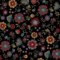 Crewel Work Black