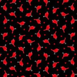 Black Happy Birds - Gail Hearts