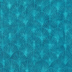 Gatsby Fans French Blue - Island Batik