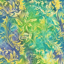 Leaf Tendrils Mardigras - Island Batik