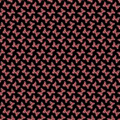 Minnie Mouse Dreaming in Dots Black - Camelot Fabric