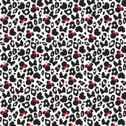 Minnie Mouse Leopard Print - Camelot Fabric