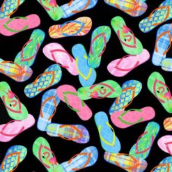 Patterned Flip Flops