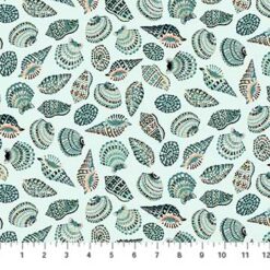 Sea Botanica - Sea Shells - Figo Fabrics