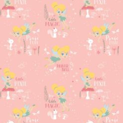 Tinker Bell Pixie - Lt. Pink - Camelot Fabrics