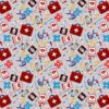 Big Hugs Gray Tossed Allover First Aid Kit - Henry Glass