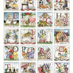 Hungry Animal Alphabet Patch Panel - Riley Blake