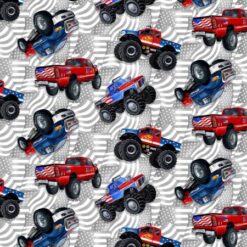 Monster Trucks Tossed Allover