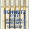 Schmetz Embroidery Gold Needles - 75 11