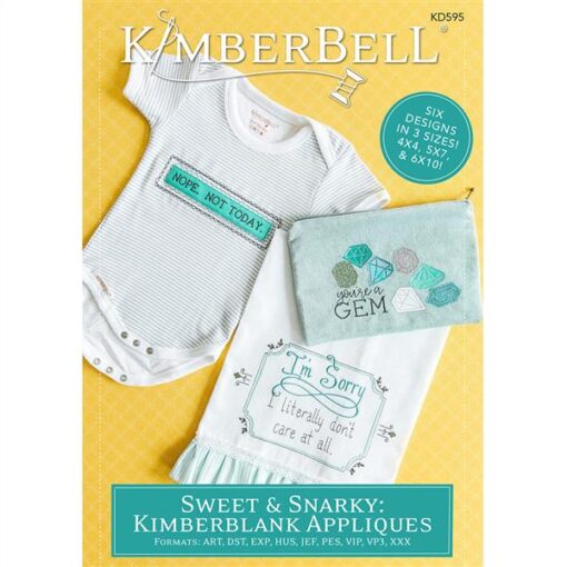 Sweet N Snarky Kimberblank Appliques