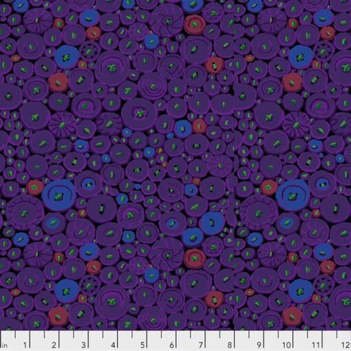 Button Mosaic - Purple