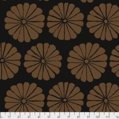 Damask Flower - Brown