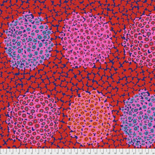 Kaffe Fassett Hydrangea - Red