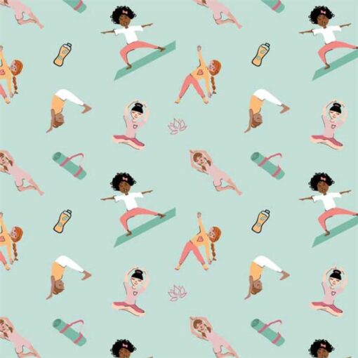 Omstoppable - Yoga Girls - Seafoam - by Camelot