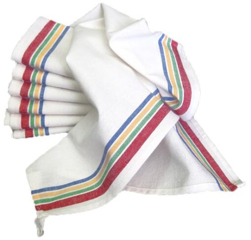 Aunt Martha's Vintage Striped Towel 3ct Multi