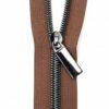 Zippers By The Yard #5 - Brown/Gunmetal