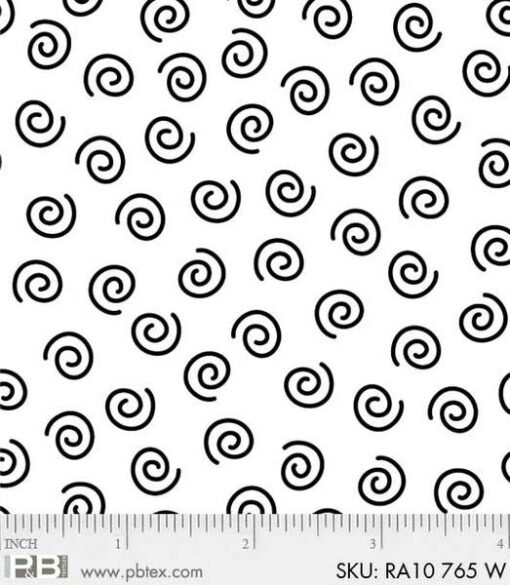 P&B Rambling 10 - Tiny Swirls - White