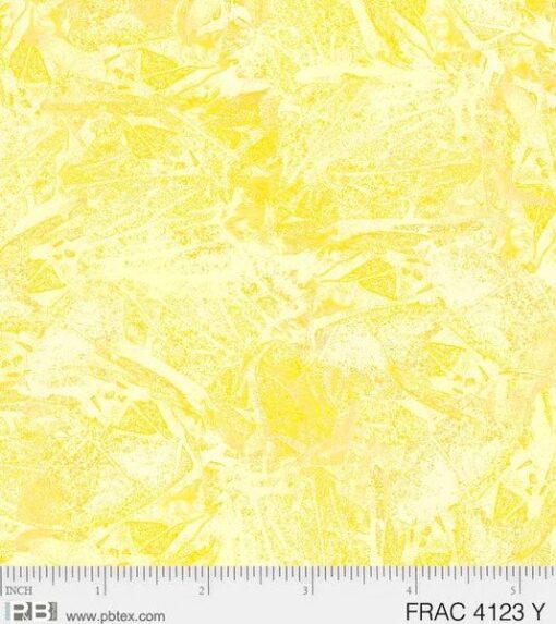 P&B Textiles Fracture Texture Yellow