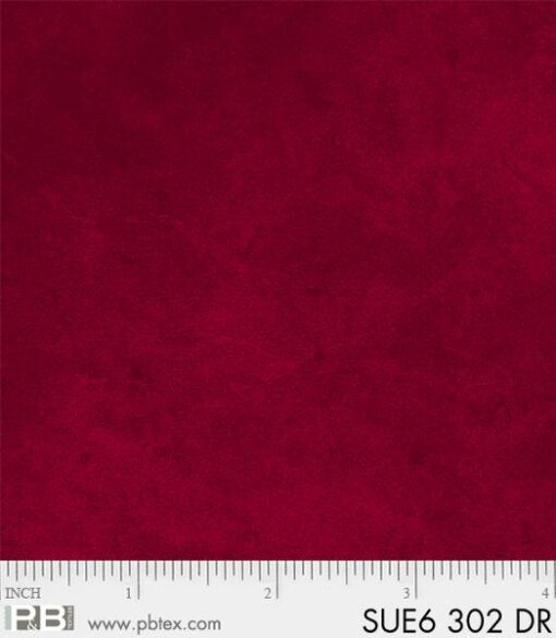 P & B Testiles - Suede 6 Ruby