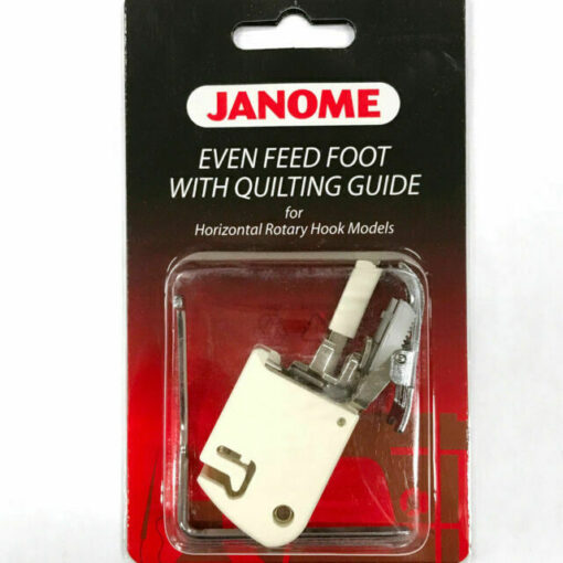 Janome Even Feed Foot W/Quilting Guide for Horizontal Rotary Hook