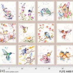 Flowers & Feathers Panel