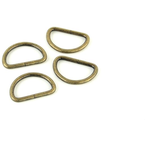 D Ring - 1" - Antique Brass - Sallie Tomato