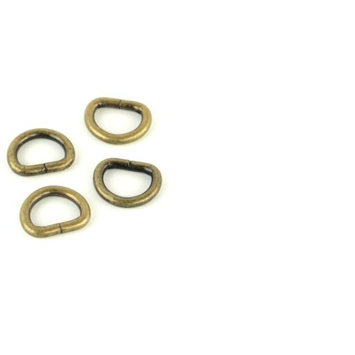 D Ring - 1/2" - Antique Brass - Sallie Tomato