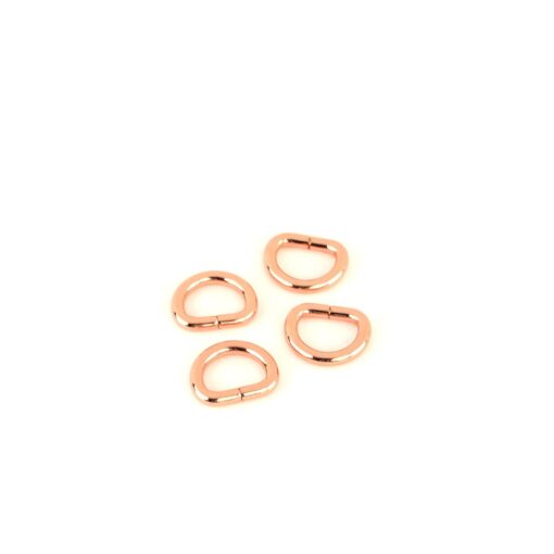 D Ring - 1/2" - Rose Gold - Sallie Tomato