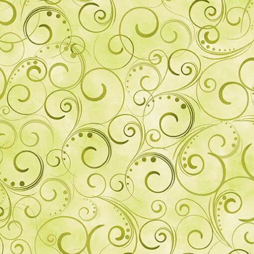 Swirling Splendor Moss Green