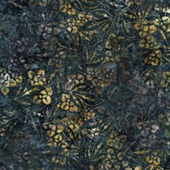 Tonga Batik - Midnight Winter Foliage - NAVY