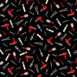 Black Tossed Hair Tools
