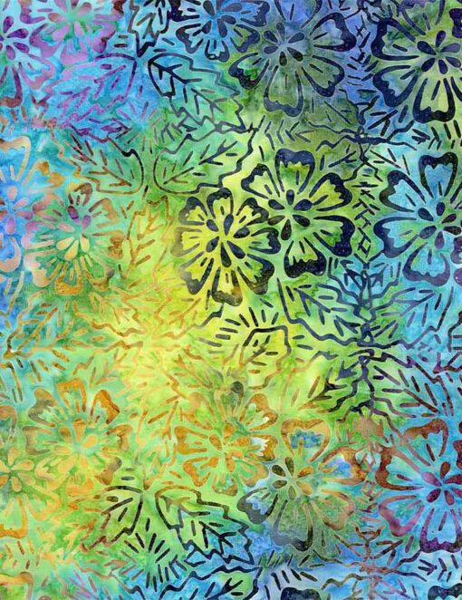 Magic Snazzy Flowers Batik