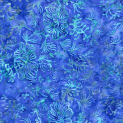 Ocean Small Doodled Foliage Batik