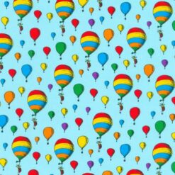 A Little Dr. Seuss Balloons Blue