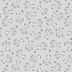 BABY ZEBRA FLANNEL GREY