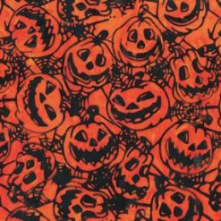 Happy Halloween Pumpkins Batik