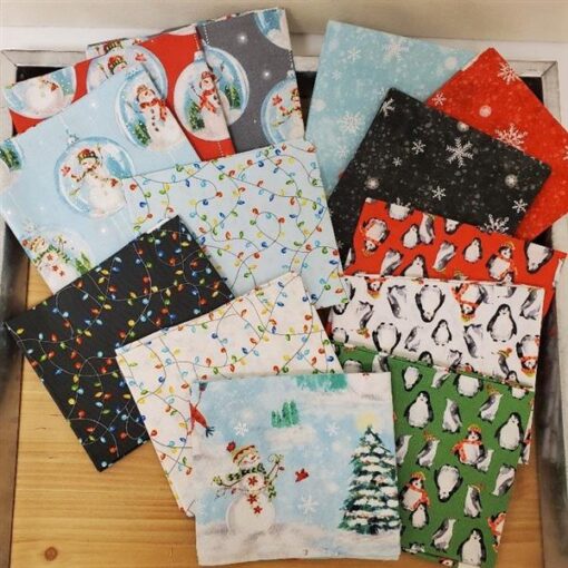 Snow Day Fat Quarter Bundlle